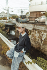 "BRUSHED WAFFLE" CREWNECK