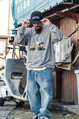 "BEEF" CREW SWEAT