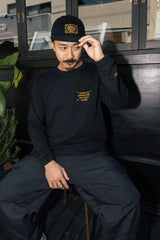 "ALWAYS CHANGING ALWAYS GOOD" CORDUROY CAP - BLACK