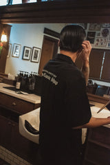 "KIBACOWORKS" S/S OPEN COLOR SHIRTS - BLACK