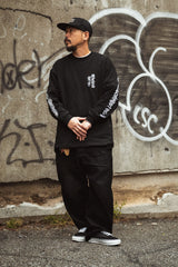 "鎌倉街道雷一家" L/S BIG TEE