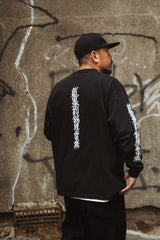 "鎌倉街道雷一家" L/S BIG TEE