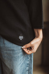 "THREE QUARTER WAFFLE" TEE