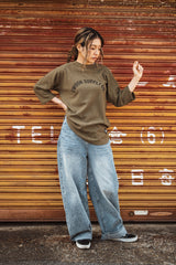 "THREE QUARTER WAFFLE" TEE