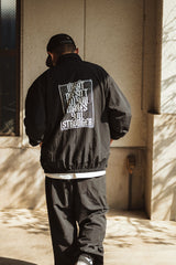 "STRONGER" NYLON JACKET