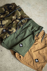 "ONE MILE BACKWOODS" NYLON SHORTS