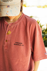 “PIGMENT HENLEY” TEE
