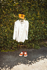 "WASHER STRIPE" RELAX-FIT L/S SHIRT