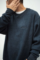 "BRUSHED WAFFLE" CREWNECK