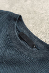 "BRUSHED WAFFLE" CREWNECK