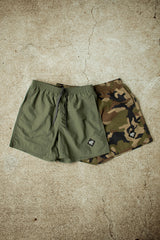 "ONE MILE BACKWOODS" NYLON SHORTS