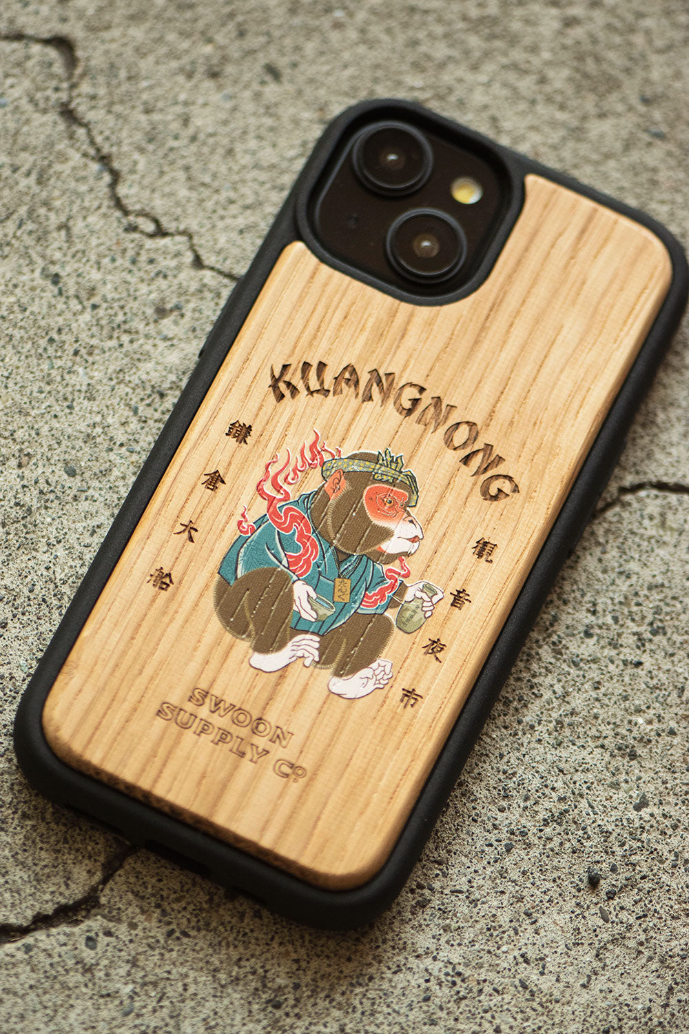 ガントウページ iPhoneケース デコ kibaco｜ウッドiPhoneケース｜MONKEY BOOZE – SWOON SUPPLY CO.