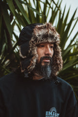 "FLIGHT CAP" - BLACK