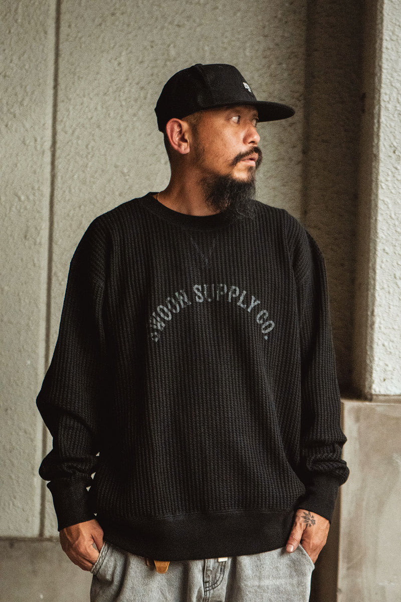 トップス SWOON SUPPLY SSC BIG WAFFLE THERMAL XL SSC BIG WAFFLE THERMAL