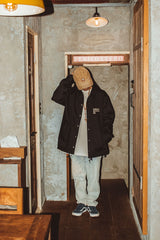 "NO THOUGHTS, JUST VIBES" T/C COACH JACKET