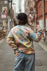 "VOLT CLOUD TIE-DYE" L/S TEE