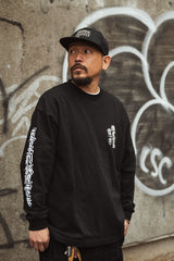 "鎌倉街道雷一家" L/S BIG TEE