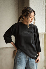 "THREE QUARTER WAFFLE" TEE