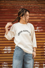 "THREE QUARTER WAFFLE" TEE