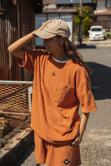 "TERRY POCKET TEE" ソフトパイルTシャツ
