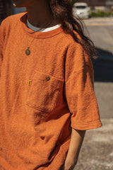 "TERRY POCKET TEE" ソフトパイルTシャツ