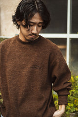 "BRUSHED WAFFLE" CREWNECK