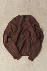 "BRUSHED WAFFLE" CREWNECK