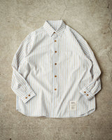 "WASHER STRIPE" RELAX-FIT L/S SHIRT