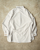 "WASHER STRIPE" RELAX-FIT L/S SHIRT