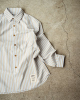 "WASHER STRIPE" RELAX-FIT L/S SHIRT