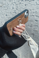 CUSTOM TEXT BAMBOO CASE - NATURAL